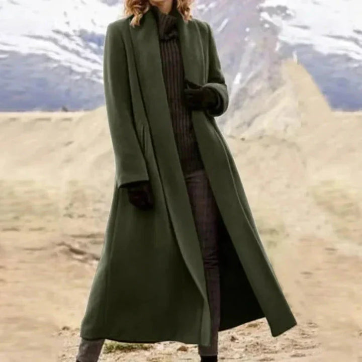 Ophelia - Long and timeless wool coat for elegant style