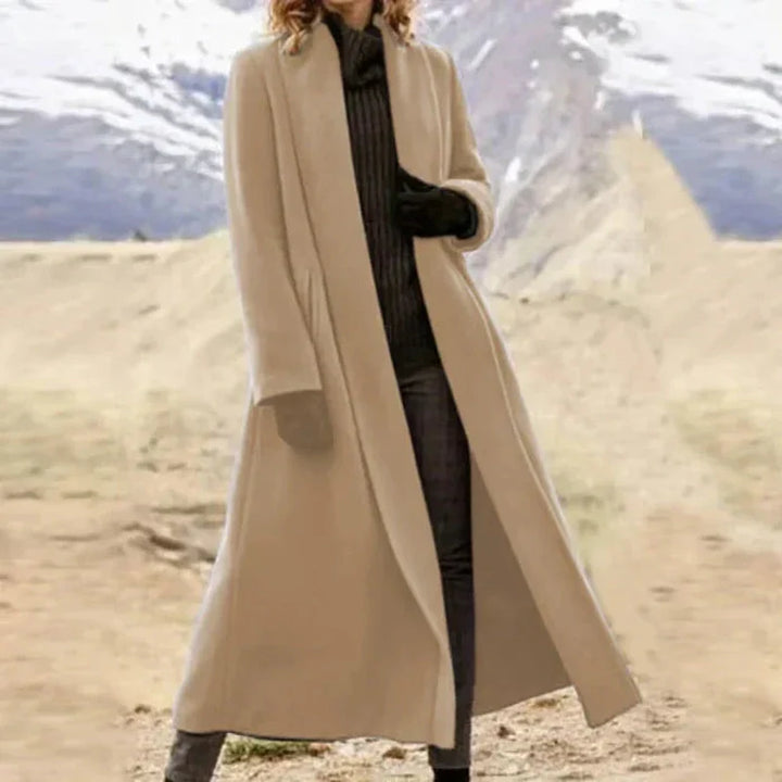 Ophelia - Long and timeless wool coat for elegant style