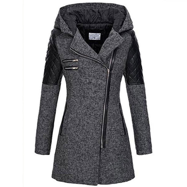 Rosemary - Stylish women's winter jacket with angled zipper
