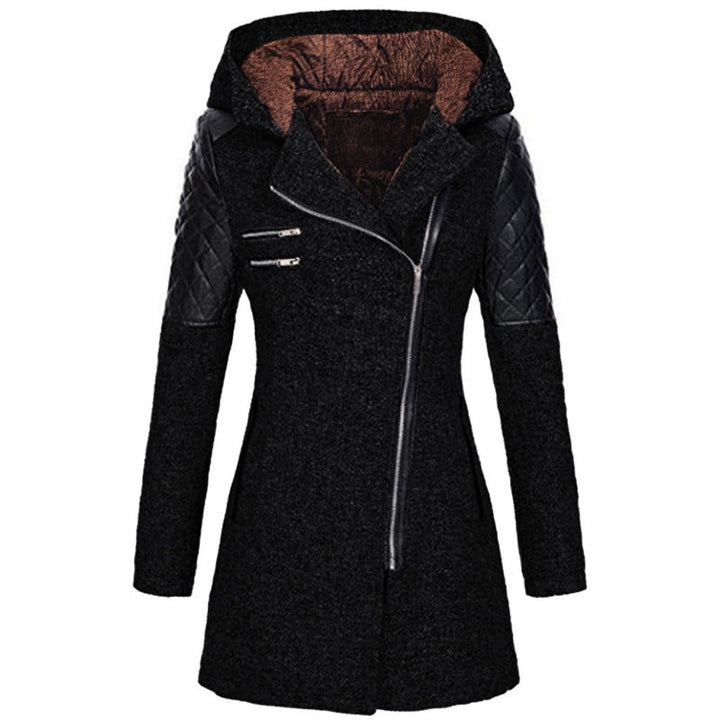 Rosemary - Stylish women's winter jacket with angled zipper