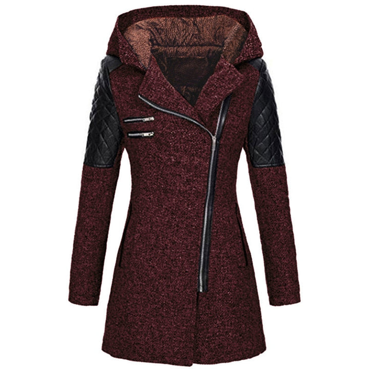 Rosemary - Stylish women's winter jacket with angled zipper