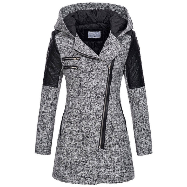 Rosemary - Stylish women's winter jacket with angled zipper