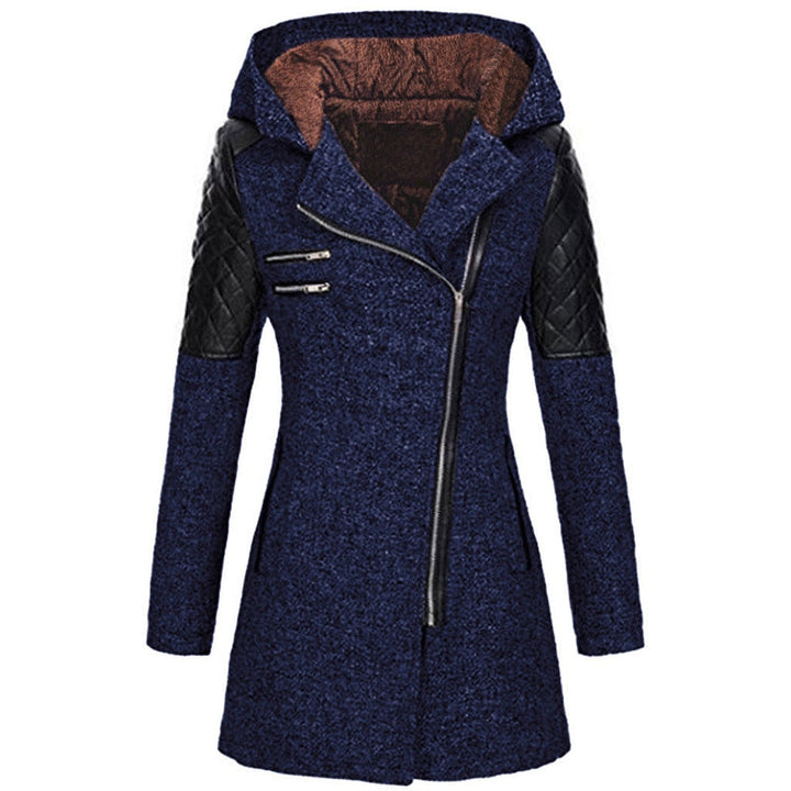 Rosemary - Stylish women's winter jacket with angled zipper