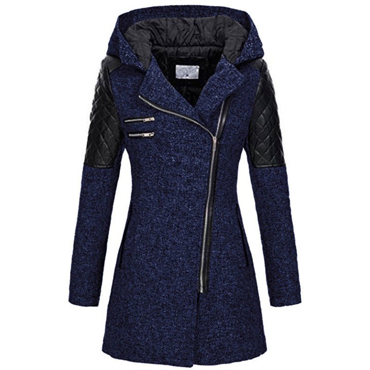 Rosemary - Stylish women's winter jacket with angled zipper