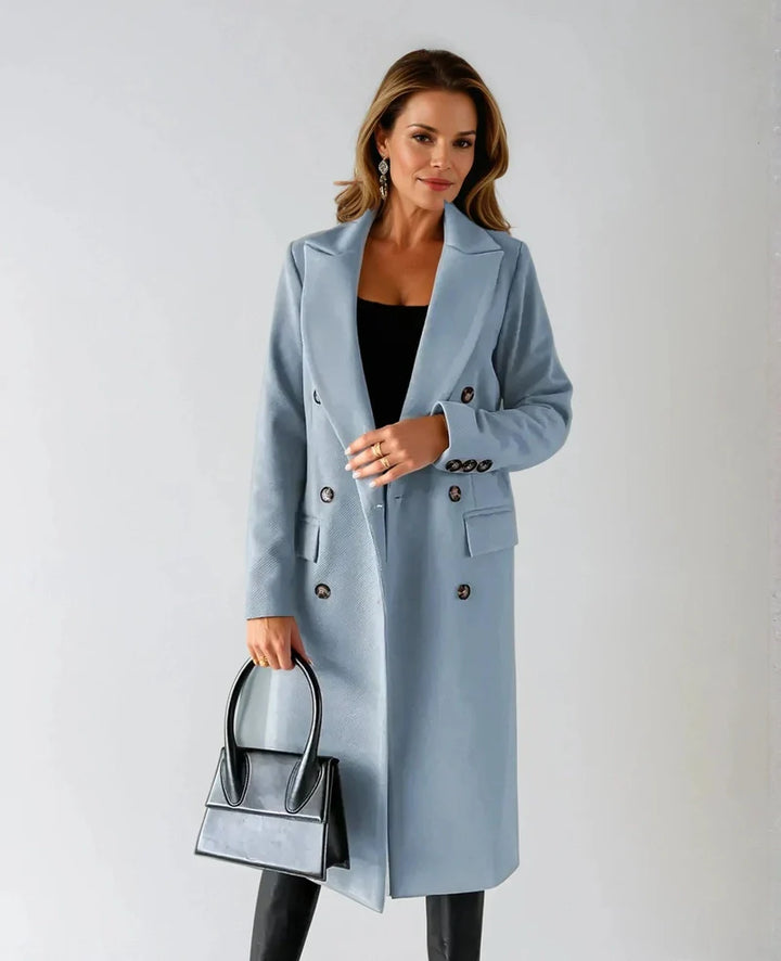 Selena - Chic wool trench coat