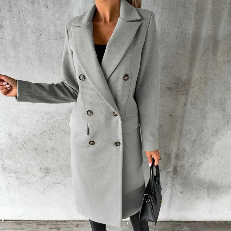Selena - Chic wool trench coat