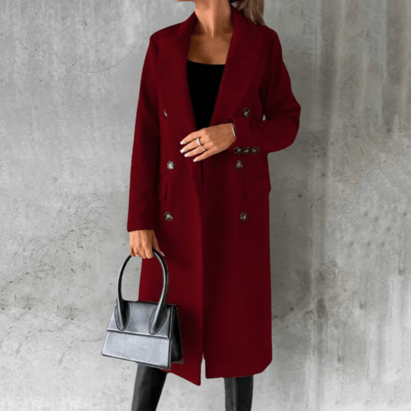 Selena - Chic wool trench coat