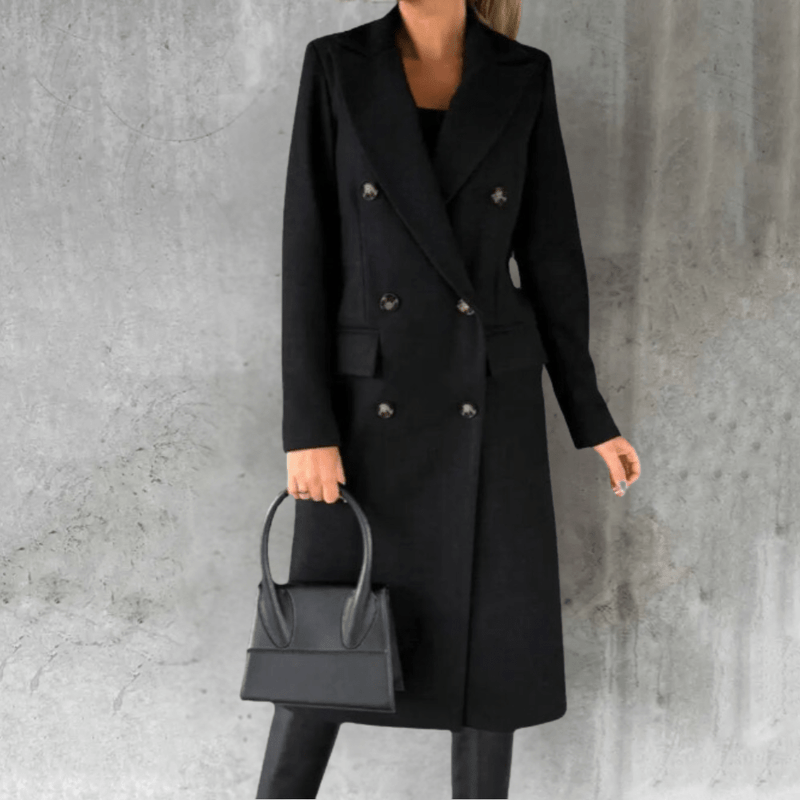 Selena - Chic wool trench coat