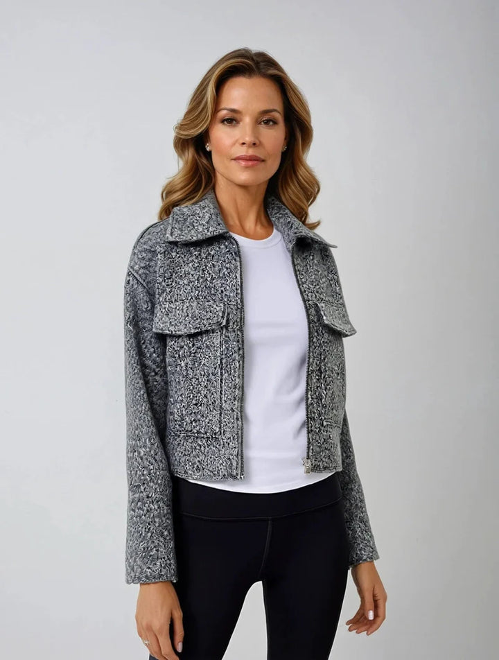 Sophie - Chic short tweed jacket for elegant style