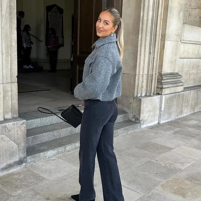 Sophie - Chic short tweed jacket for elegant style