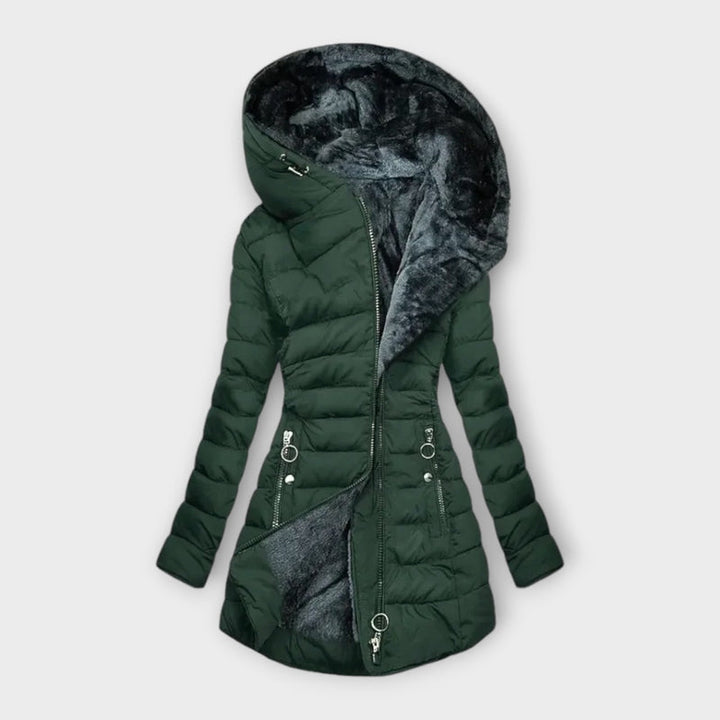 Sophie - Stylish cozy fur-lined coat for winter warmth