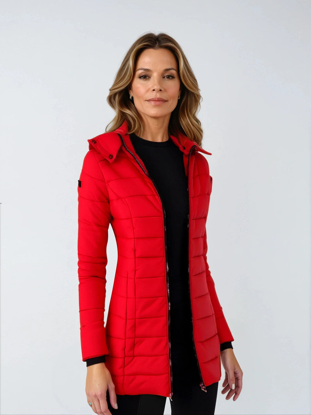 Sophie - Stylish lined winter coat for elegance