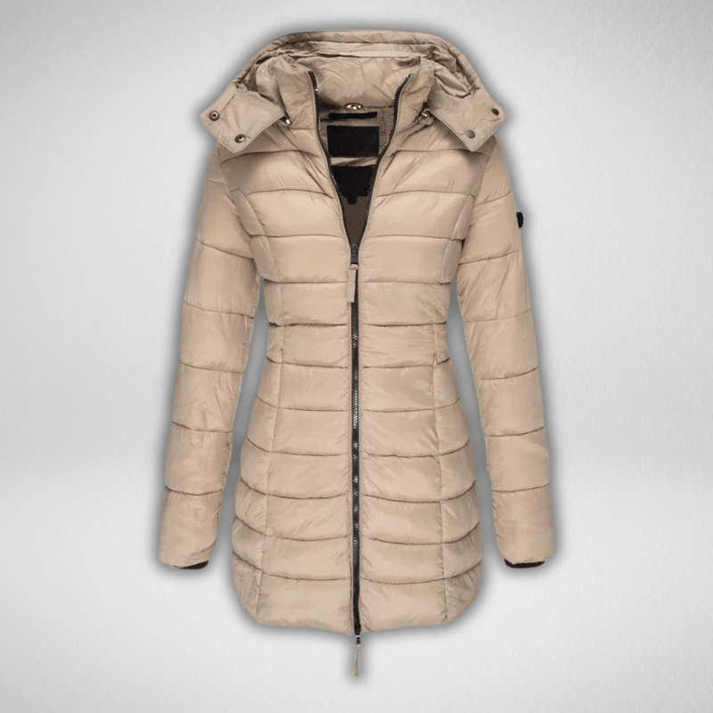 Sophie - Stylish lined winter coat for elegance