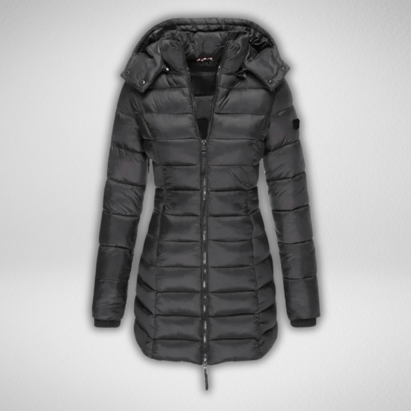 Sophie - Stylish lined winter coat for elegance