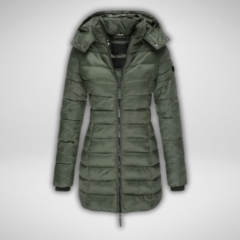 Sophie - Stylish lined winter coat for elegance