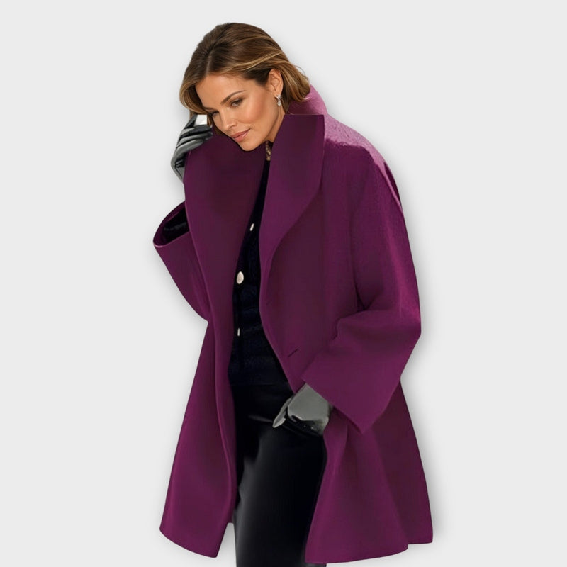 Vivienne - Elegant windproof wool jacket for timeless style