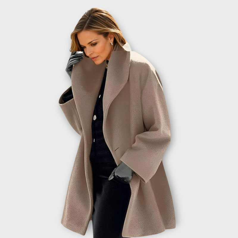 Vivienne - Elegant windproof wool jacket for timeless style
