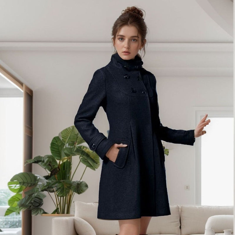 Bella - Elegant cashmere coat for timeless style and warmth