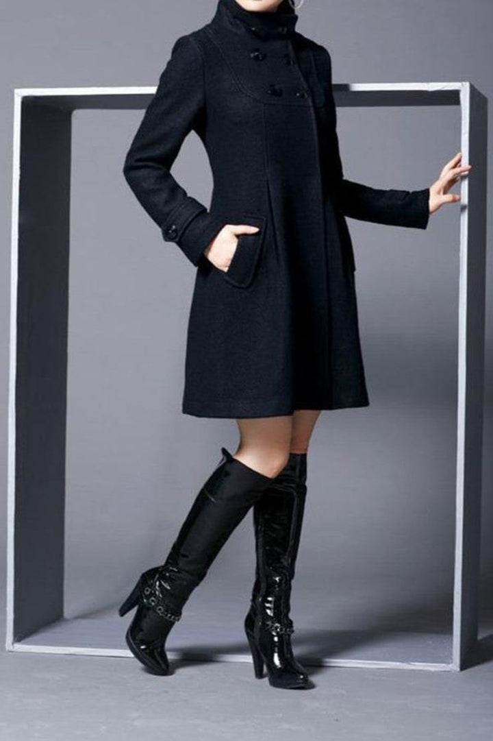 Bella - Elegant cashmere coat for timeless style and warmth
