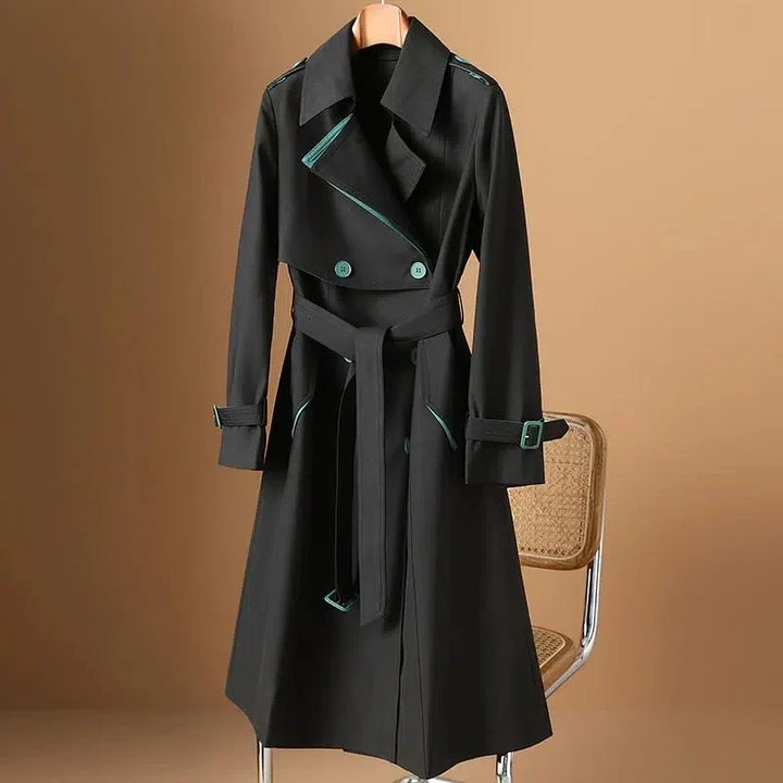 Noor - Long Double Breasted Windbreaker