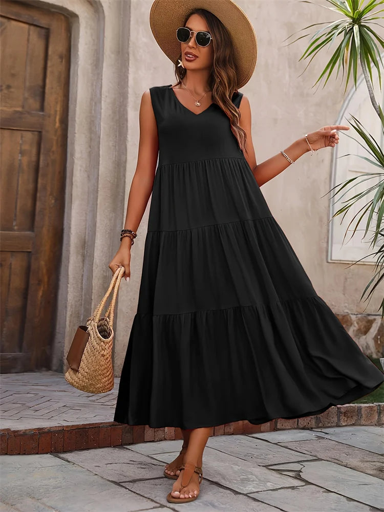 Solara™ Flowing Maxi Dress