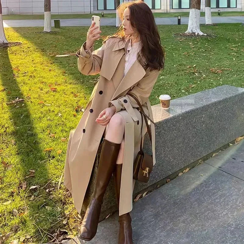Sonnet - Chic Women's Midi Trench Coat