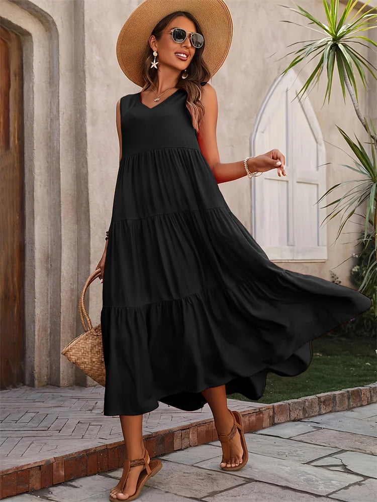 Solara™ Flowing Maxi Dress