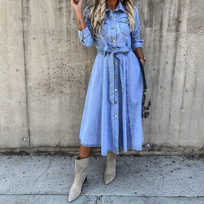 Clara's Favourite - Denim Maxi Dress