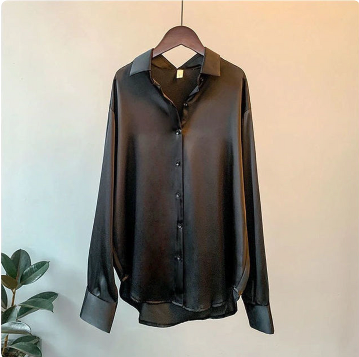 Elara™ | Women's Satin Shirt