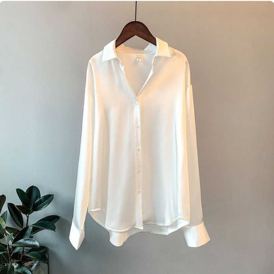Elara™ | Women's Satin Shirt