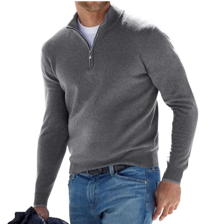 Mason | Classic Quarter Zip Sweater