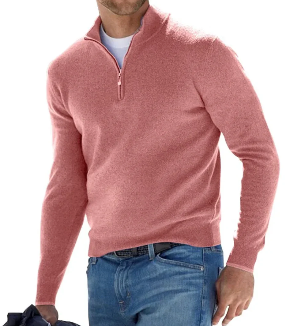 Mason | Classic Quarter Zip Sweater