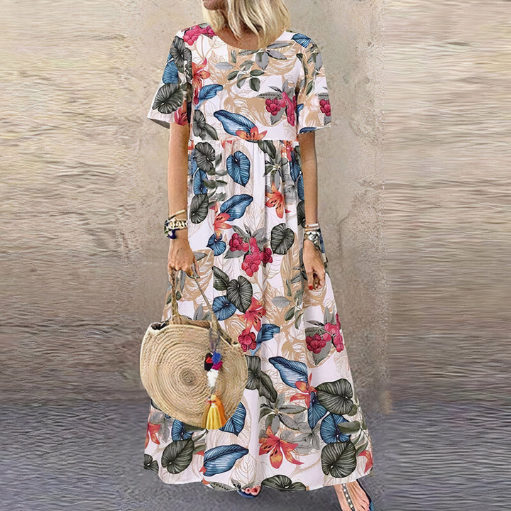 Masie - Comfortable floral dress