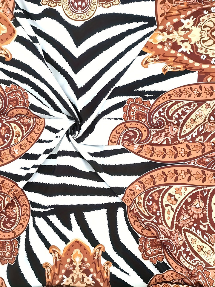 ZARA – BOLD ANIMAL PRINT KAFTAN DRESS 🐾✨