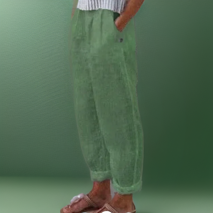 Diana | Loose pants made of cotton and linen