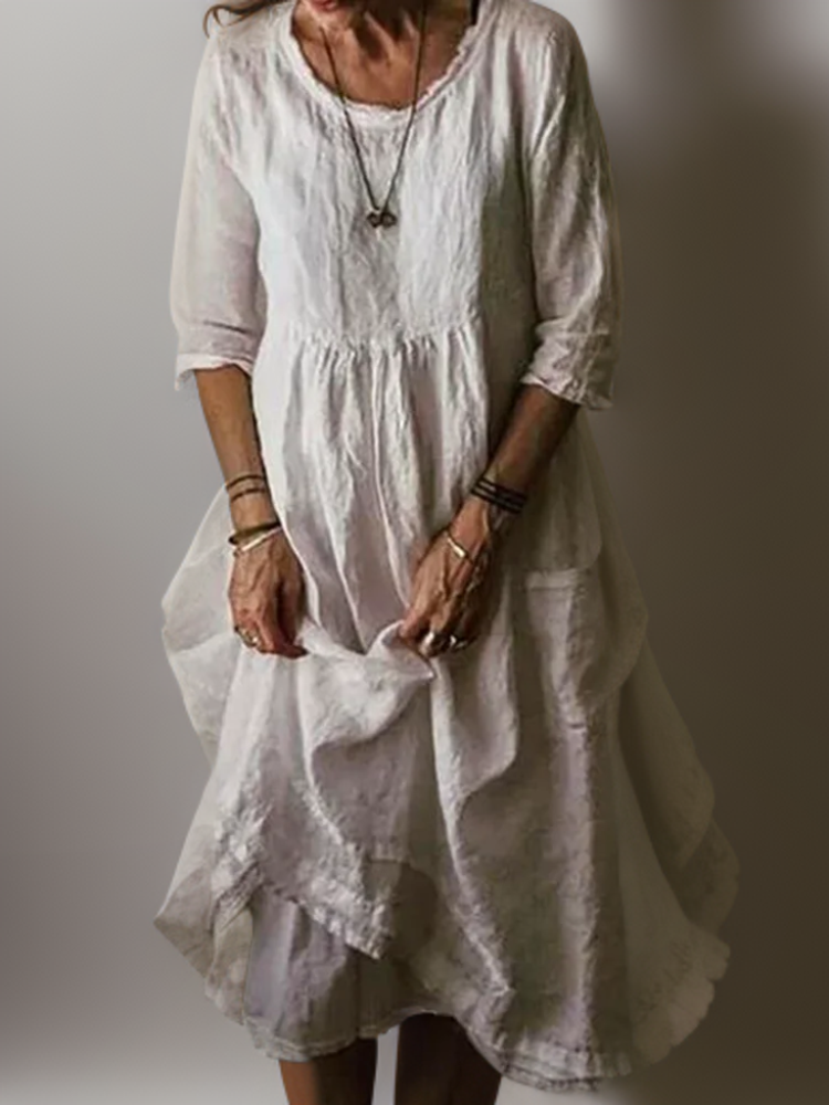 Carolien | Maxi dress with loose round neckline