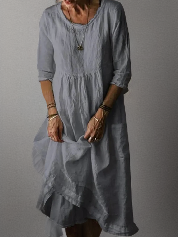 Carolien | Maxi dress with loose round neckline