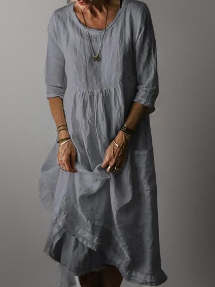 Carolien | Maxi dress with loose round neckline