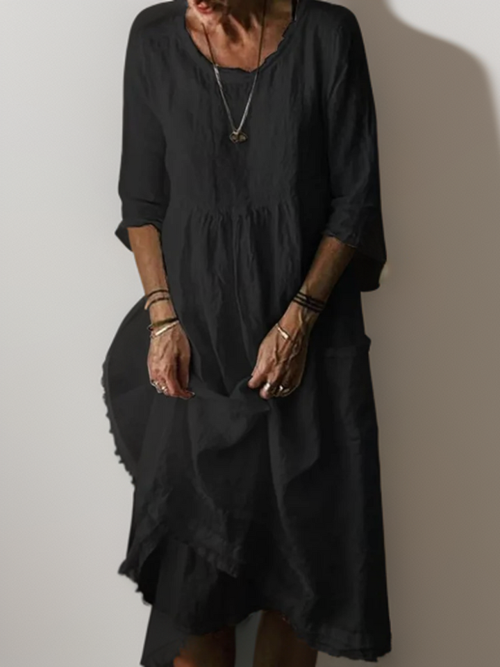 Carolien | Maxi dress with loose round neckline