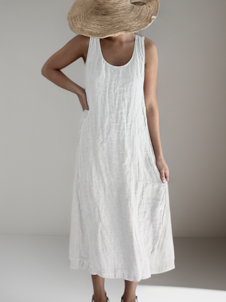 Daniella | Elegant sleeveless maxi dress