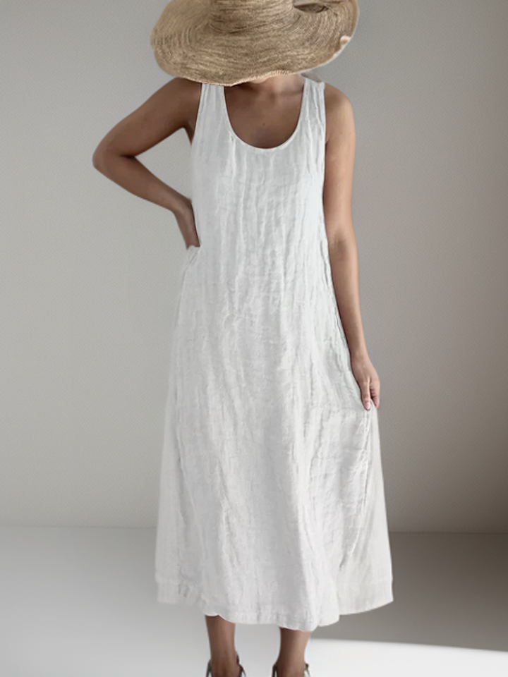Daniella | Elegant sleeveless maxi dress