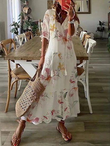 Isabelle™ - Boho Dress With Tummy Coverage
