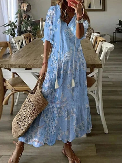 Isabelle™ - Boho Dress With Tummy Coverage