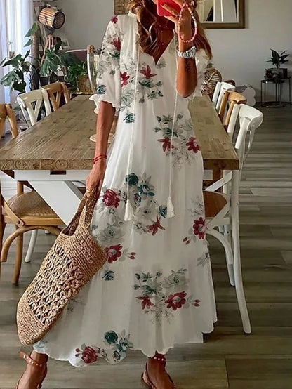 Isabelle™ - Boho Dress With Tummy Coverage