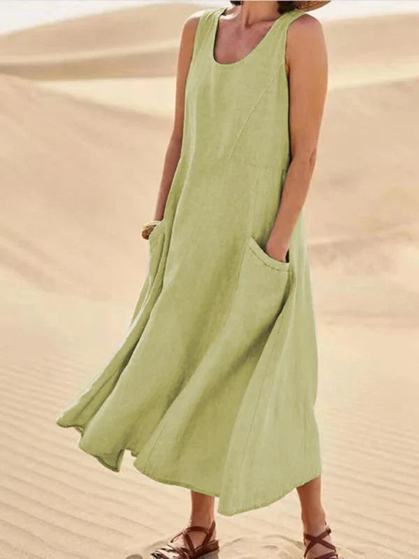 Alexa | Soft Linen Dress